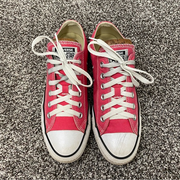 Converse All Star Pink‎ and White Sneakers Women’s Size 8 - Picture 2 of 9